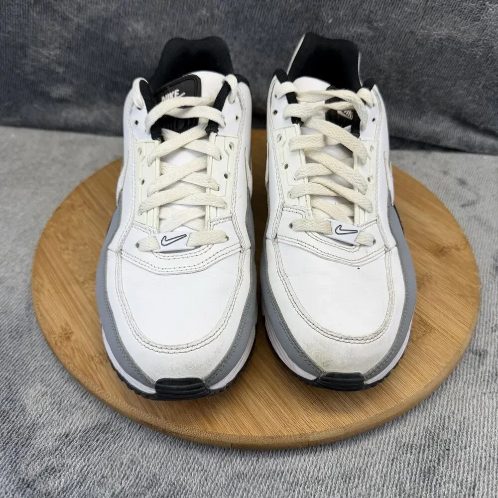 Nike Air Max LTD 3 Shoes Mens Size 9.5 White Gray Walking Training 687977-105